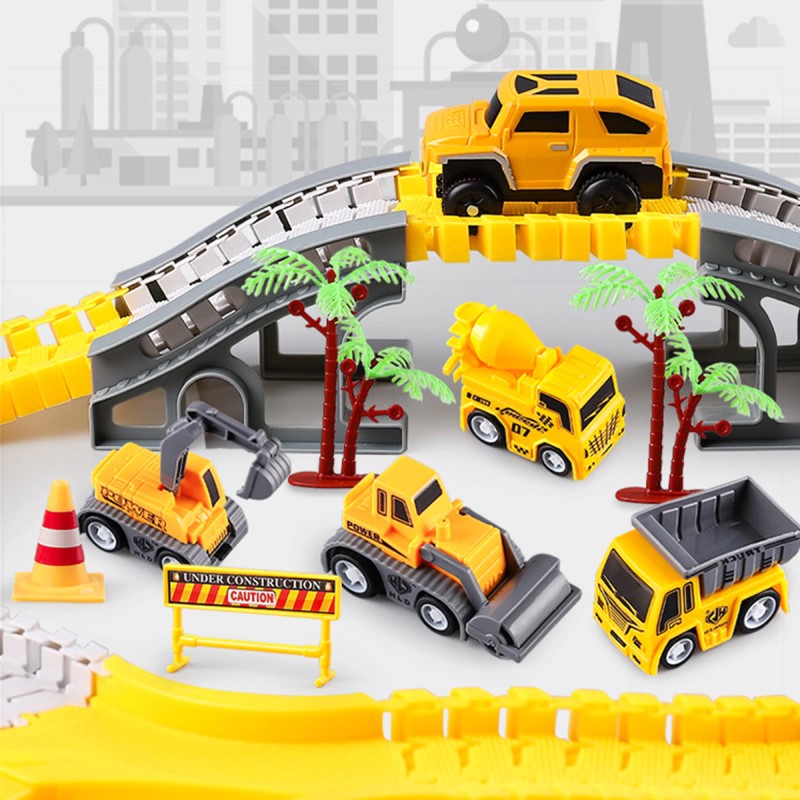 RailBuilder Rennbahn-Baukasten für Kinder | Baut Kreativität & Geschick
