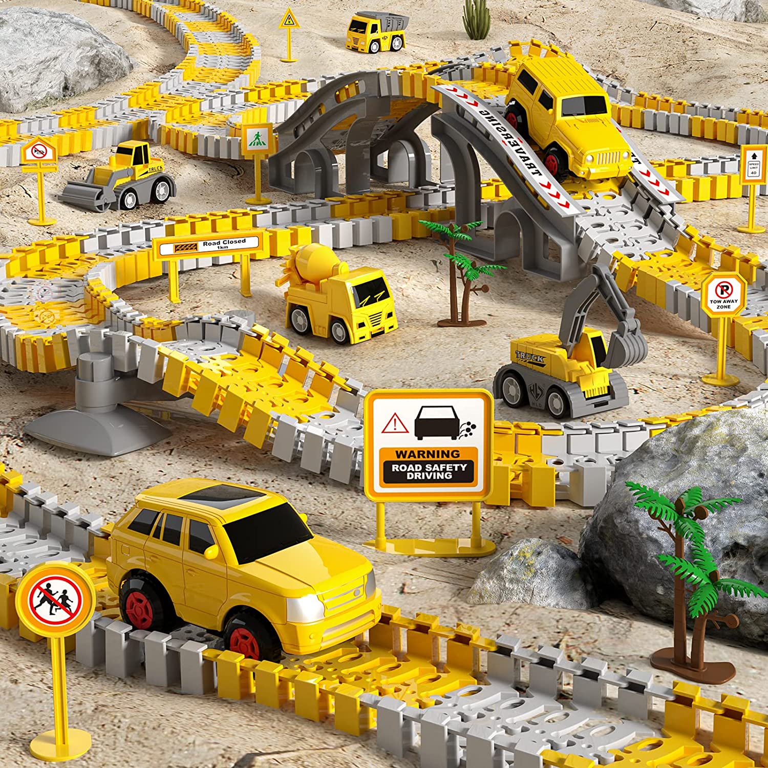 RailBuilder Rennbahn-Baukasten für Kinder | Baut Kreativität & Geschick