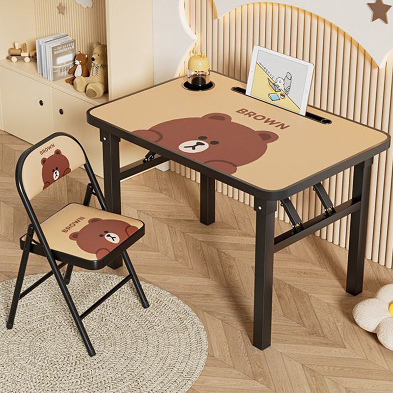 Klappbarer Kinderschreibtisch mit Becherhalter