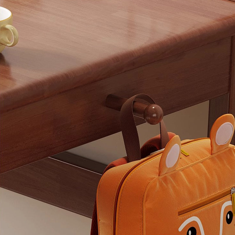 Kinderschreibtisch-Set aus Holz mit 2 Schubladen