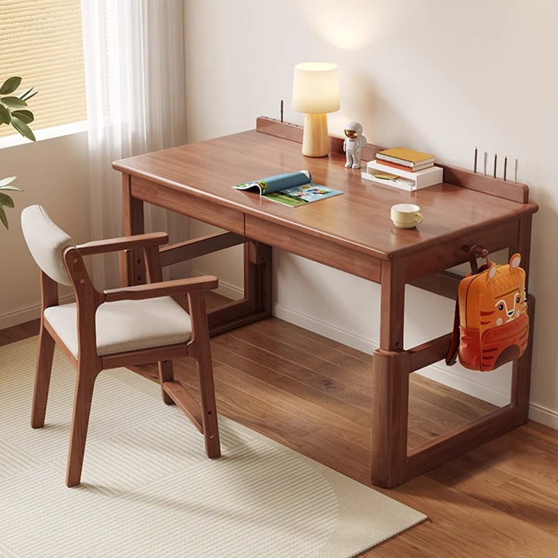 Kinderschreibtisch-Set aus Holz mit 2 Schubladen