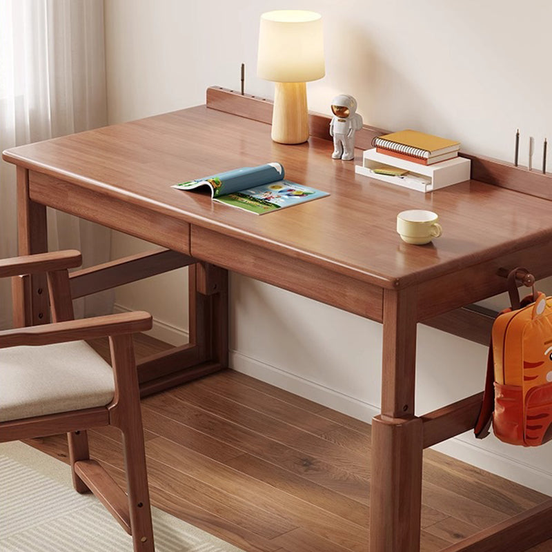 Kinderschreibtisch-Set aus Holz mit 2 Schubladen