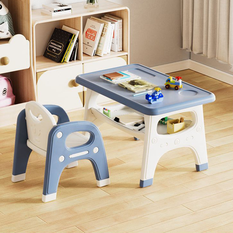 Kindertisch mit Stuhl und Ablagefach