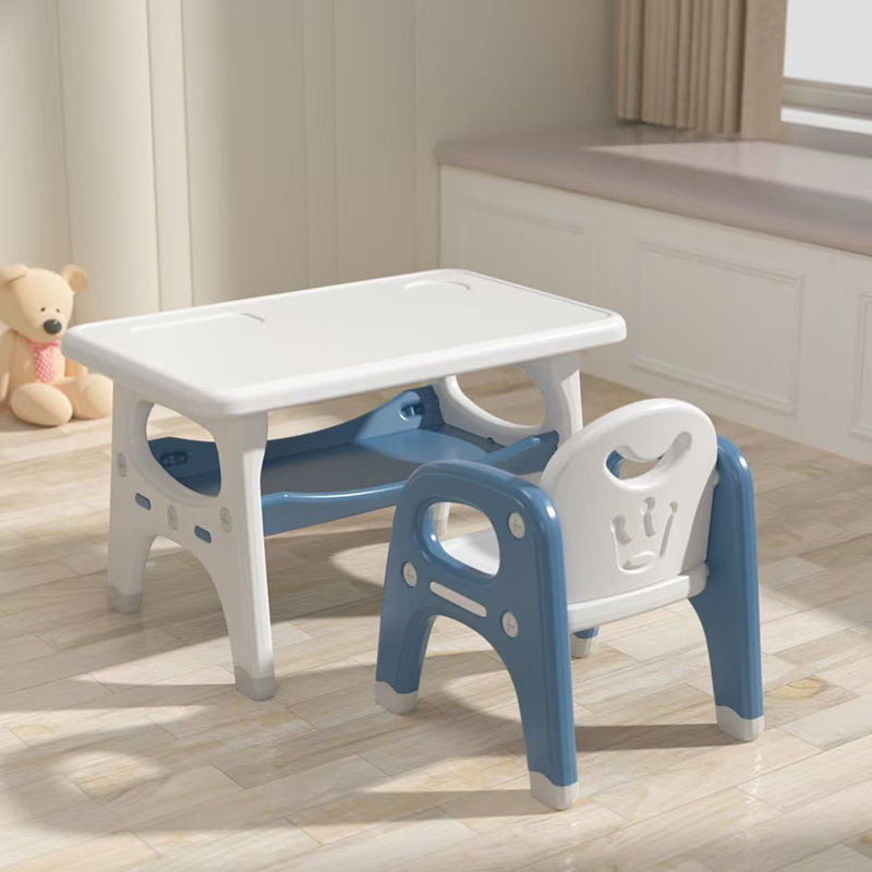 Kindertisch mit Stuhl und Ablagefach