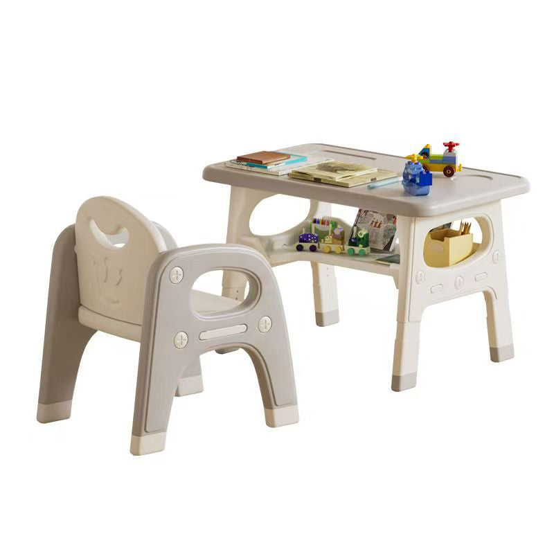 Kindertisch mit Stuhl und Ablagefach