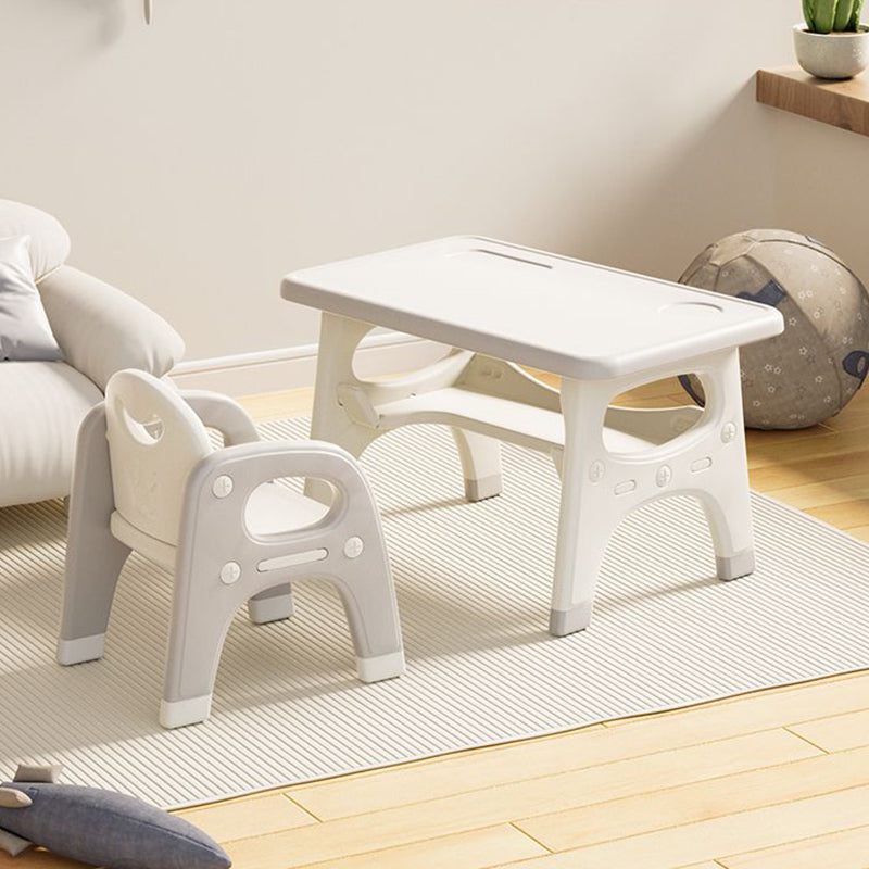 Kindertisch mit Stuhl und Ablagefach