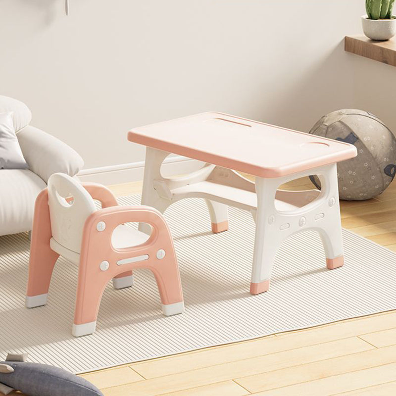 Kindertisch mit Stuhl und Ablagefach
