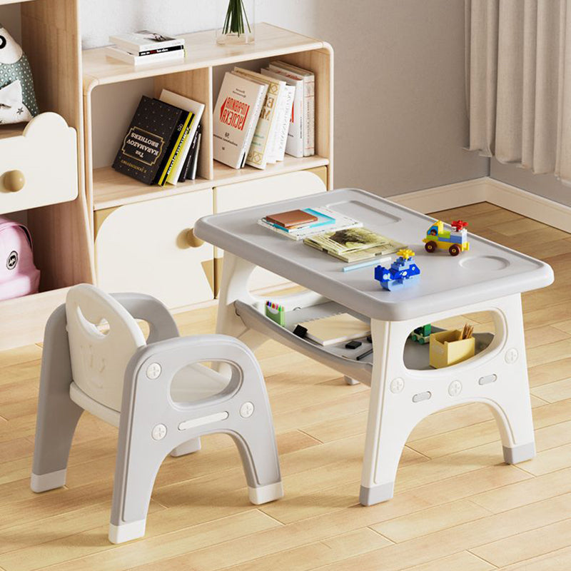 Kindertisch mit Stuhl und Ablagefach