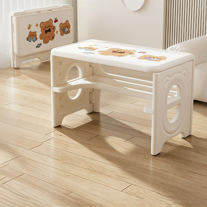 Klappbarer Kindertisch mit 2 Ebenen
