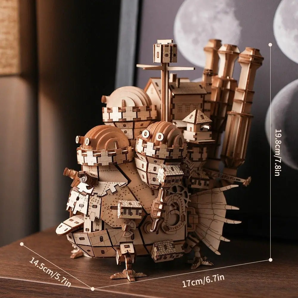 Howl's Moving Castle 3D Wooden Puzzle MISS IRON
