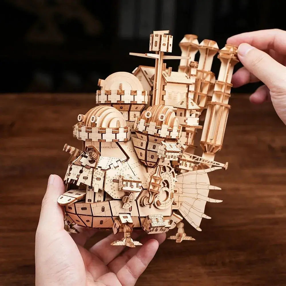 Howl's Moving Castle 3D Wooden Puzzle MISS IRON
