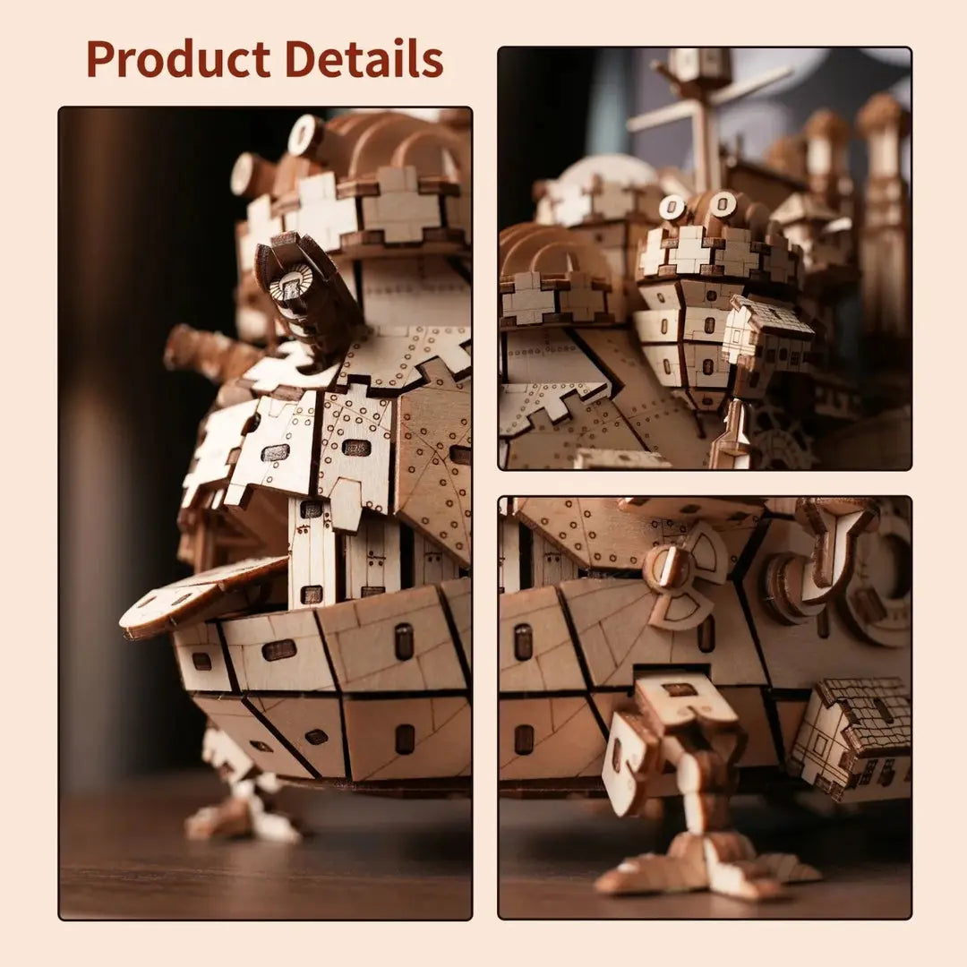 Howl's Moving Castle 3D Wooden Puzzle MISS IRON