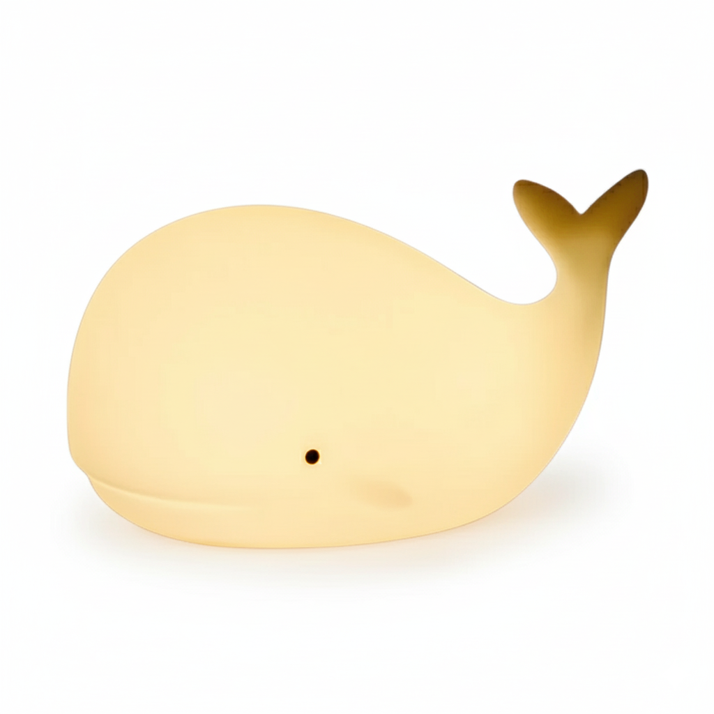 CozyWhale Wal-Nachtlicht für Kinder | Farbwechsel, USB | SpielTopia