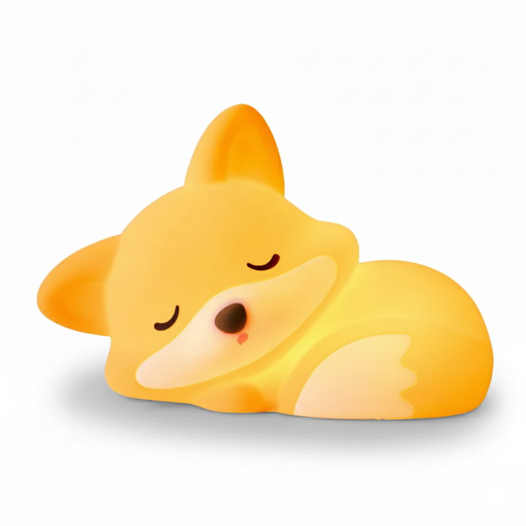 FoxGlow Fuchs-Nachtlicht für Kinder | USB-C, dimmbar | SpielTopia