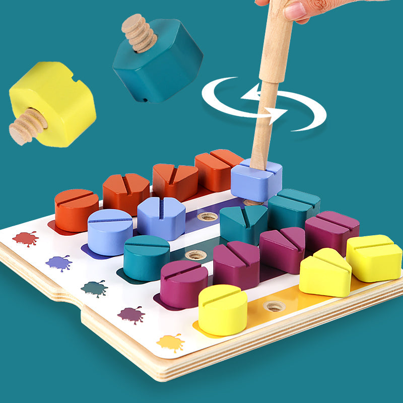 Holz-Labyrinth für Kinder | Motorik-Spielzeug BrainBox