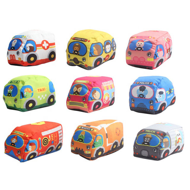 SoftCar-Spielset | Sicher & Pädagogisch - Weiche Autos für Kleinkinder