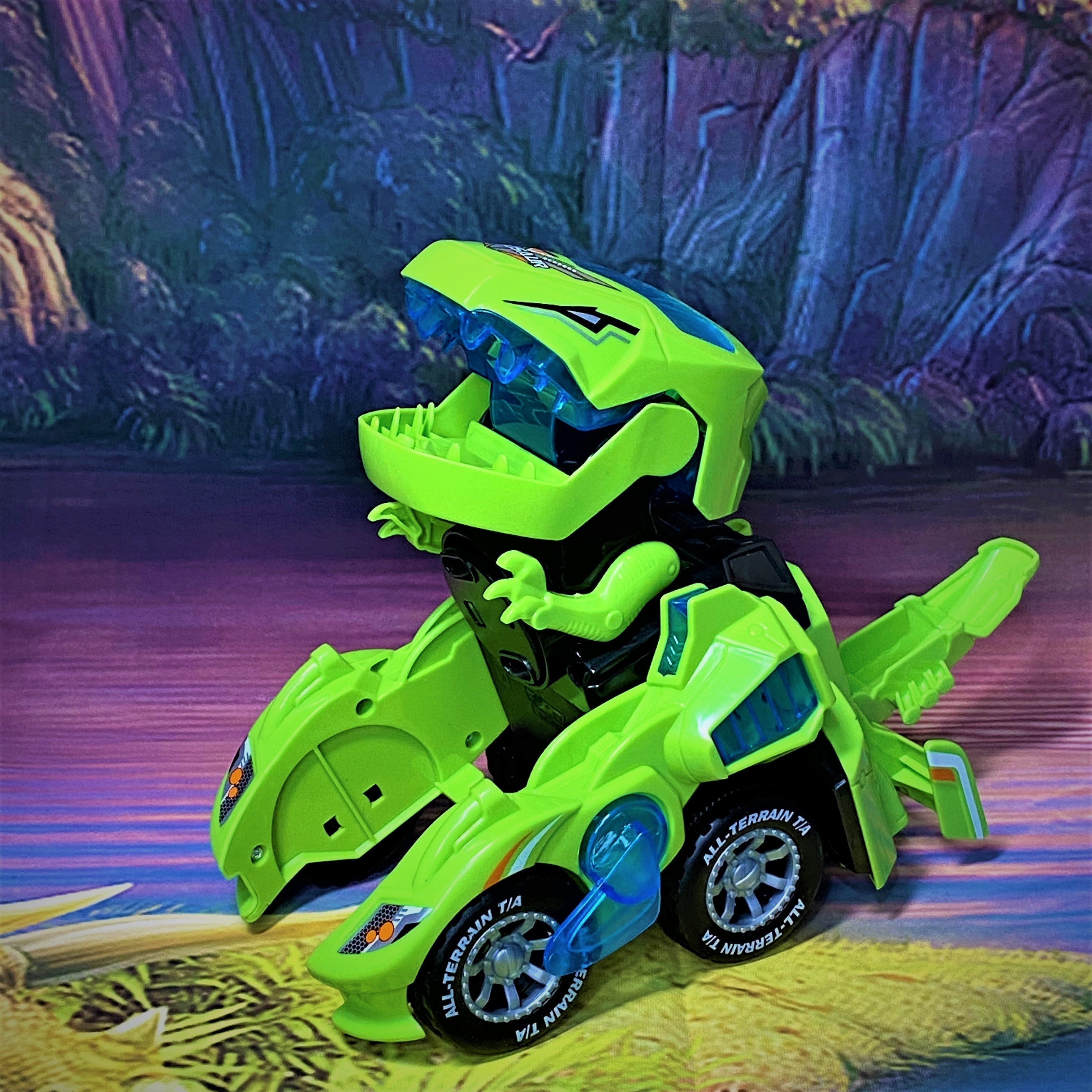 Verwandeln Sie das Dino-Auto | Geben Sie Ihrem Kind endlose Abenteuer - Das ultimative verwandelbare Dinosaurierauto