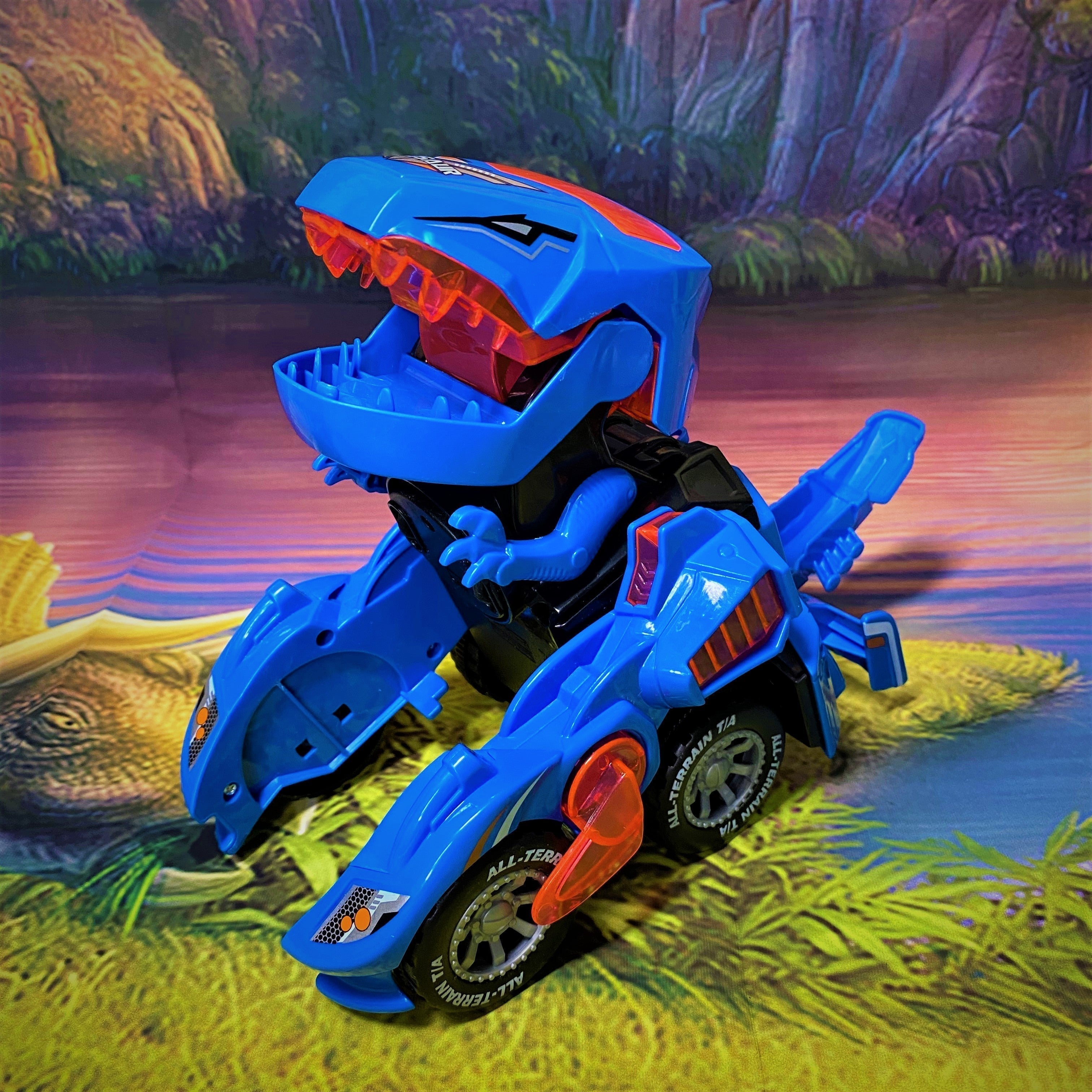 Verwandeln Sie das Dino-Auto | Geben Sie Ihrem Kind endlose Abenteuer - Das ultimative verwandelbare Dinosaurierauto