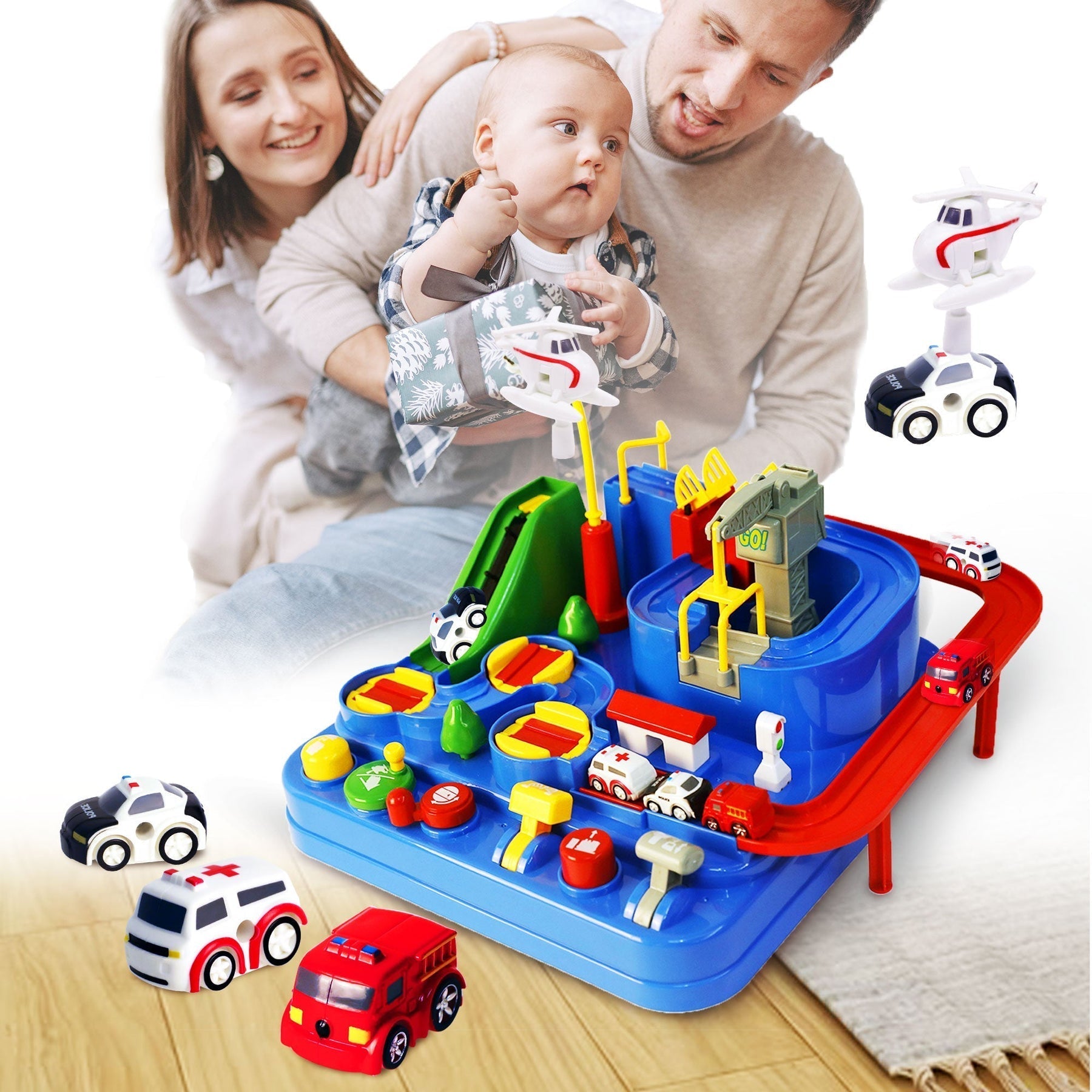 Abenteuer-Rennstrecke | Mechanische Bildungsrennbahn | SpielTopia