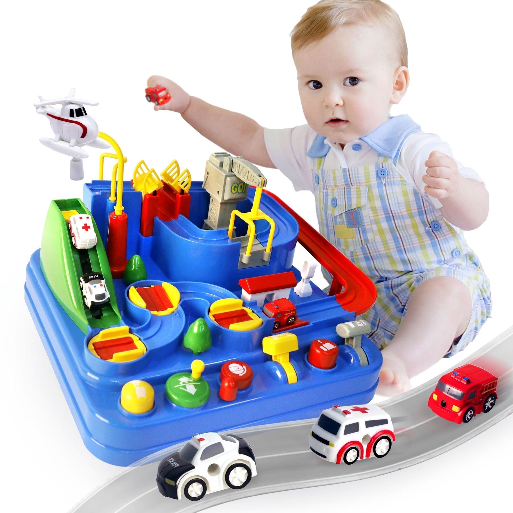 Abenteuer-Rennstrecke | Mechanische Bildungsrennbahn | SpielTopia