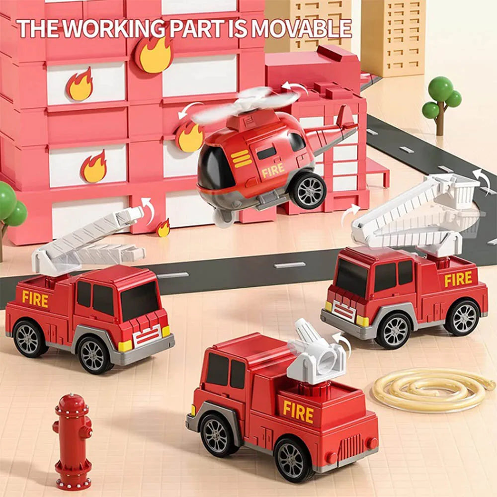 Baufahrzeuge-Set aus Metall für Kinder | Bagger, Bulldozer & mehr