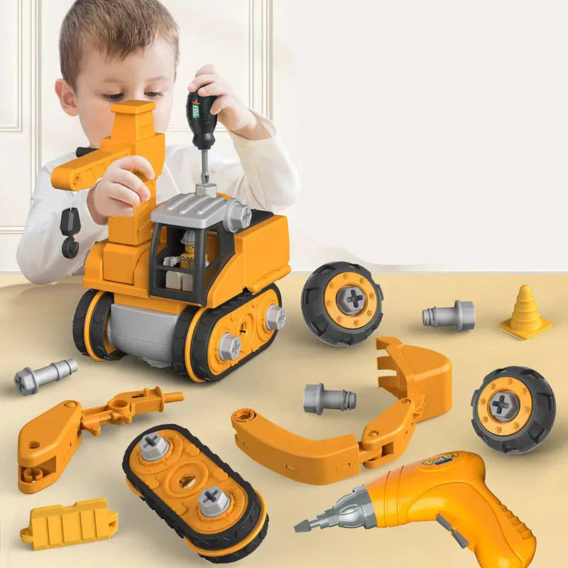 Ingenieur-Bauset für Kinder | Fahrzeuge mit Werkzeug TechnoBuilder