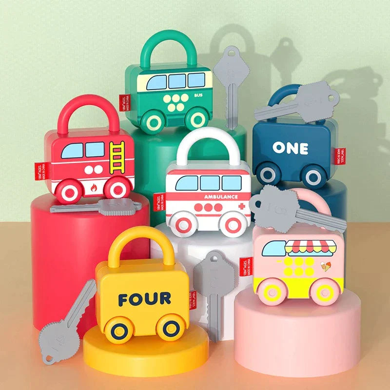 LocknLearn | Lernen entdecken mit interaktiven Montessori-Spielzeugschlössern – Fördert Neugier und motorische Fähigkeiten