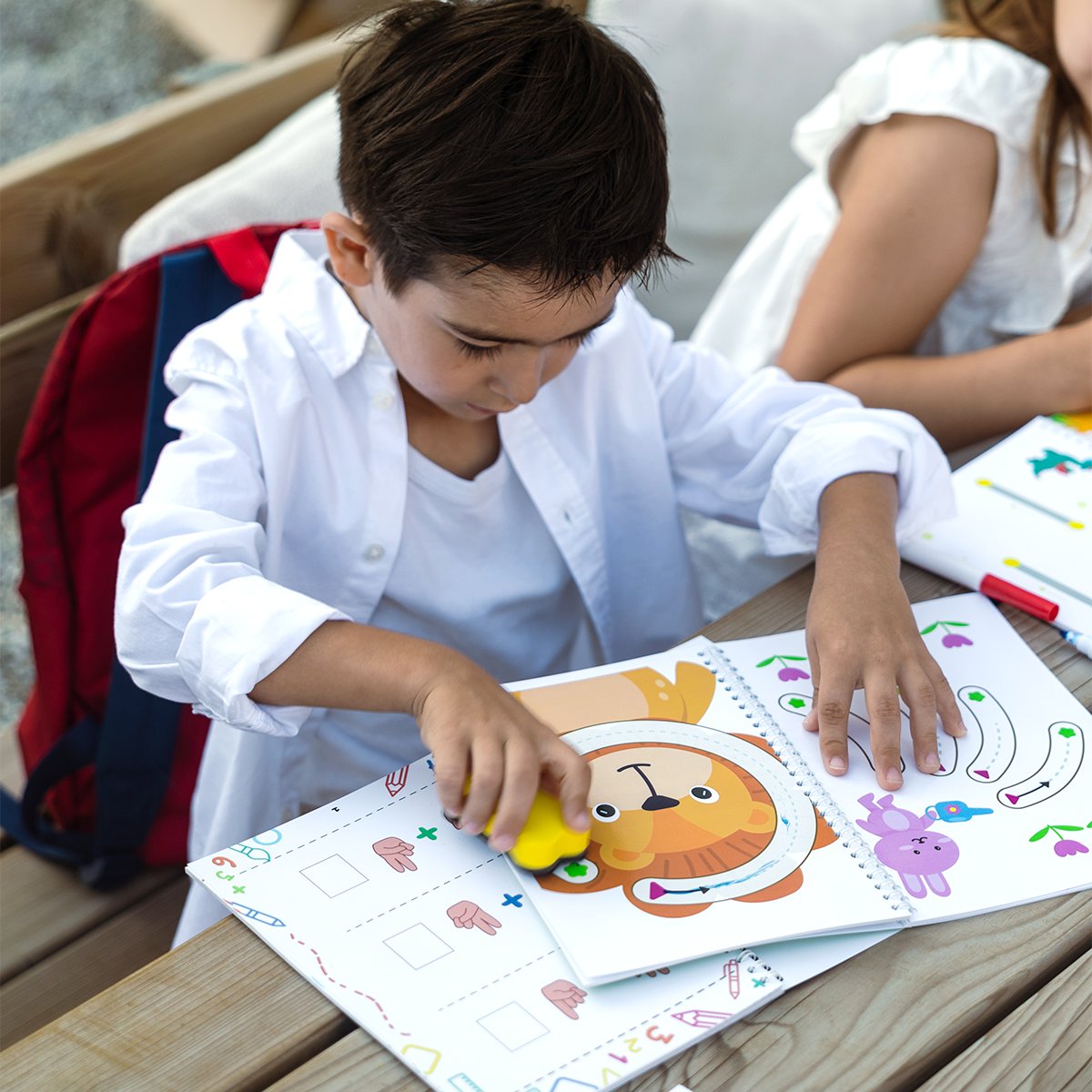 PlakPret | spielerisch lernen - Montessori-Stickerbuch für Kleinkinder