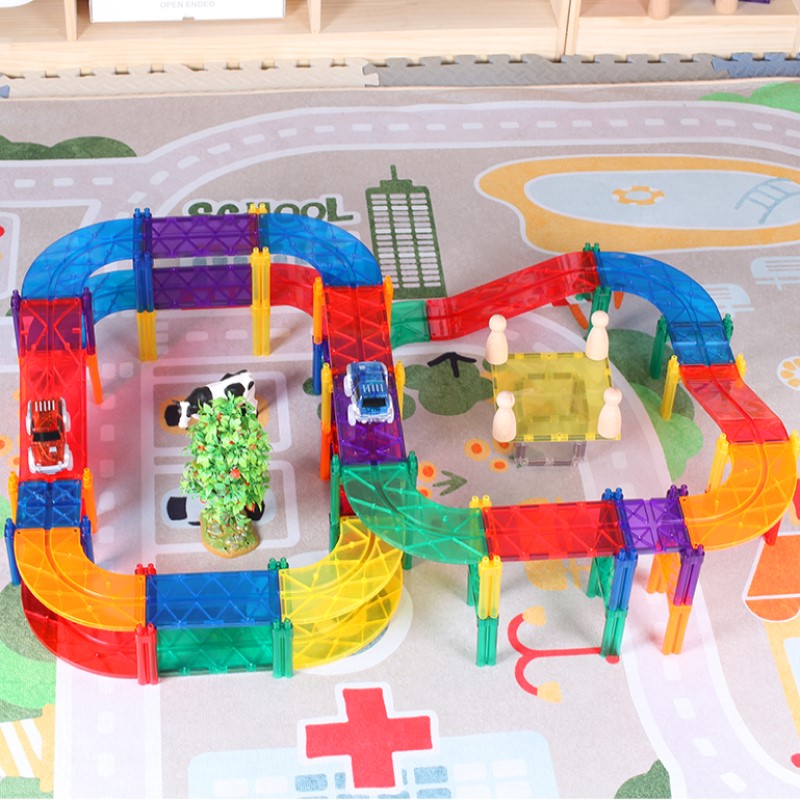 MagnaBuild Magnetische Bausteine für Kinder | Fördert Kreativität & räumliches Denken