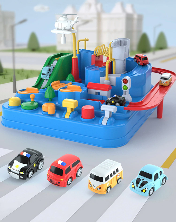Abenteuer-Rennstrecke | Mechanische Bildungsrennbahn | SpielTopia