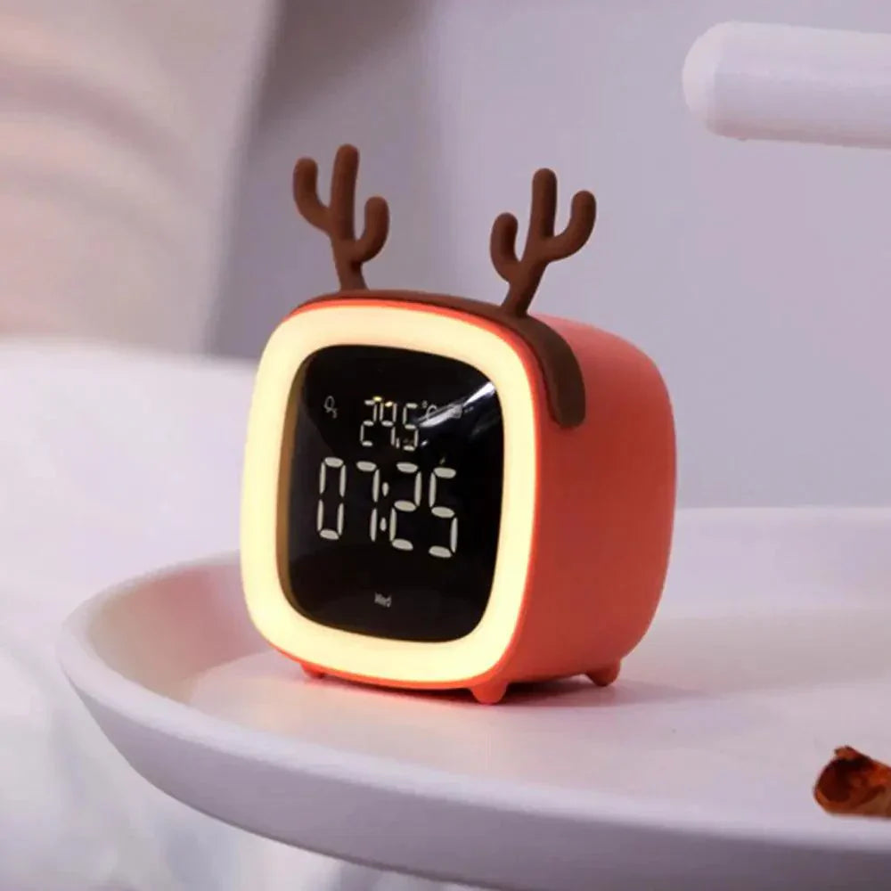 BunnyLight Kinderwecker mit Nachtlicht | Hasendesign, LED | SpielTopia
