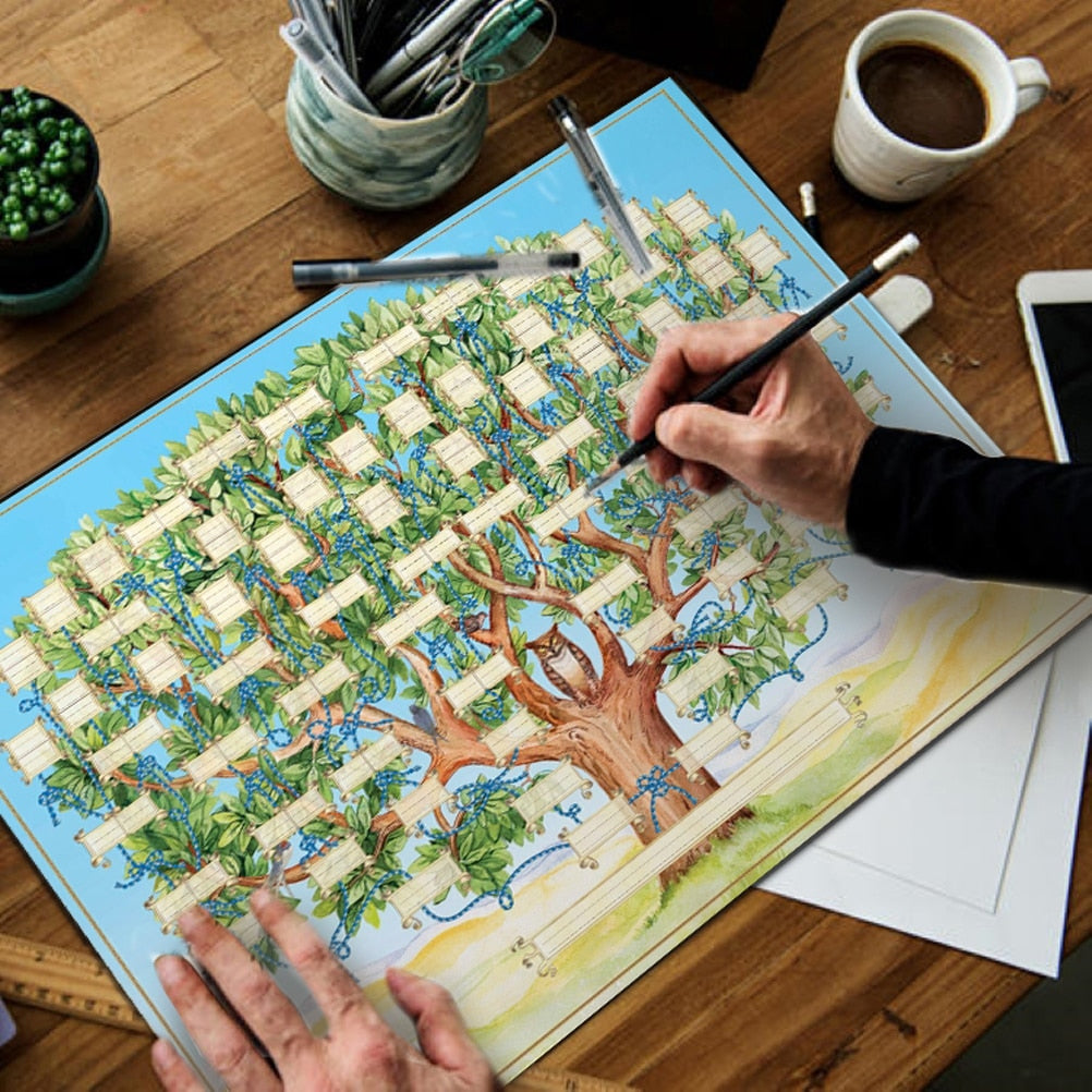 HeritageTree | Speichere deine Geschichte – Ausfüllbarer Stammbaum