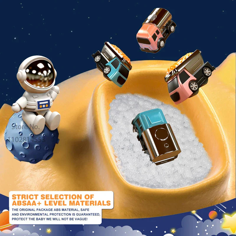 GalaxyTrack Weltraum-Spielset mit Bahn & Garage für Kinder | Weckt die Fantasie
