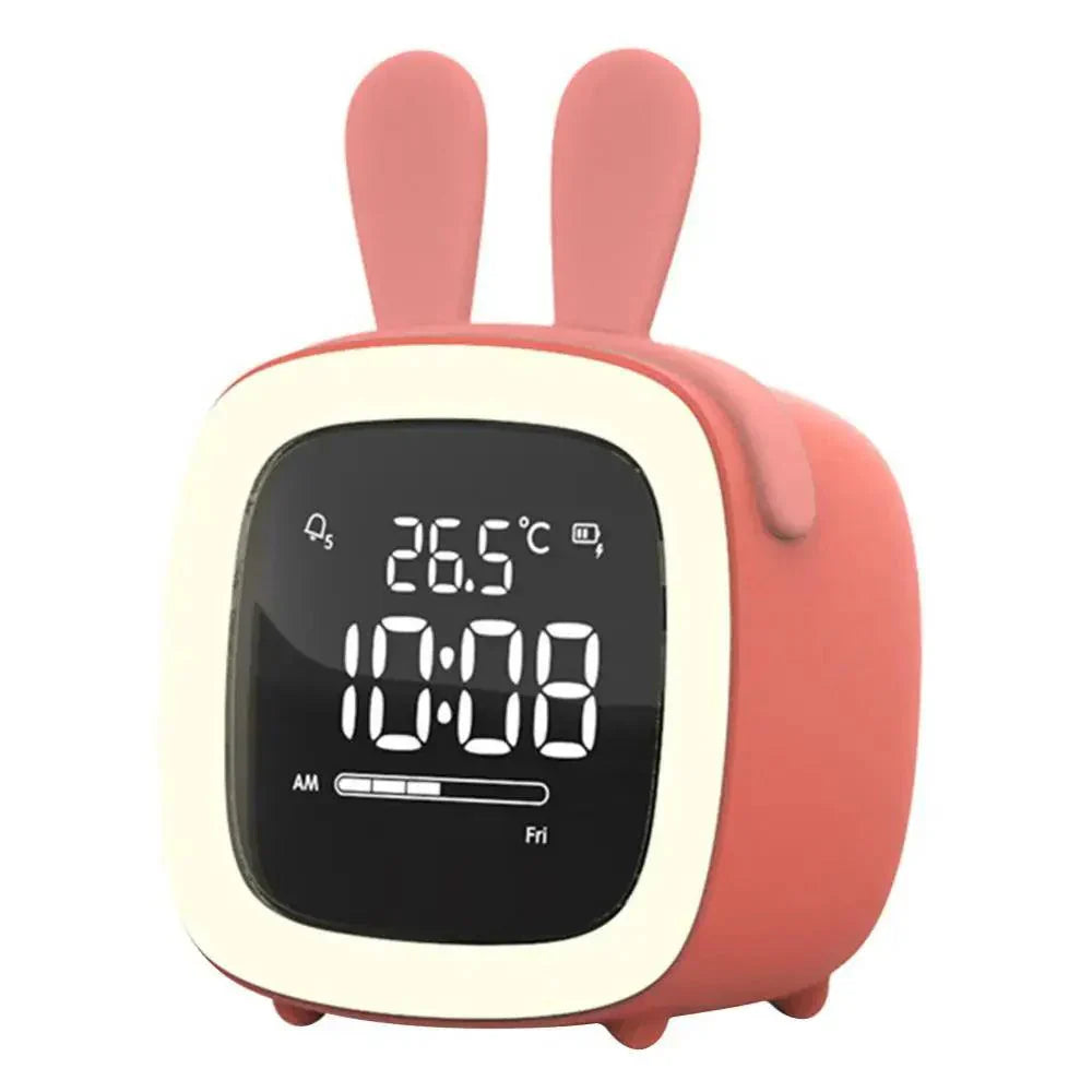 BunnyLight Kinderwecker mit Nachtlicht | Hasendesign, LED | SpielTopia