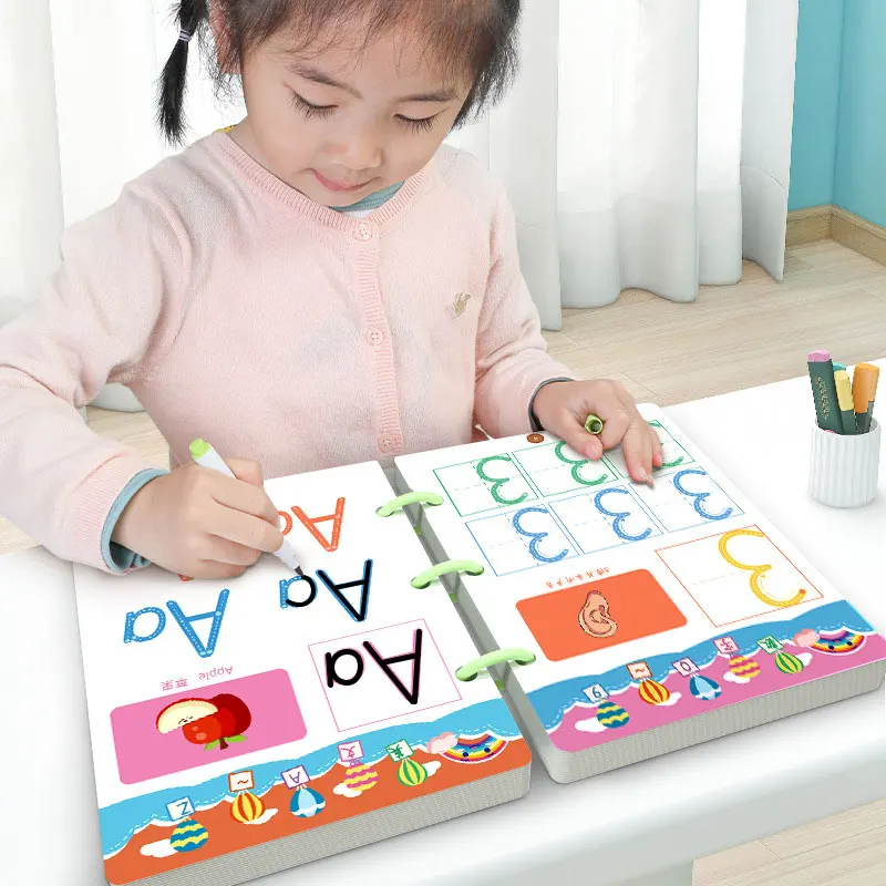 Montessori-Kinderspielzeug | Lernen und Spaß - Wonder Pages Arbeitsbuch