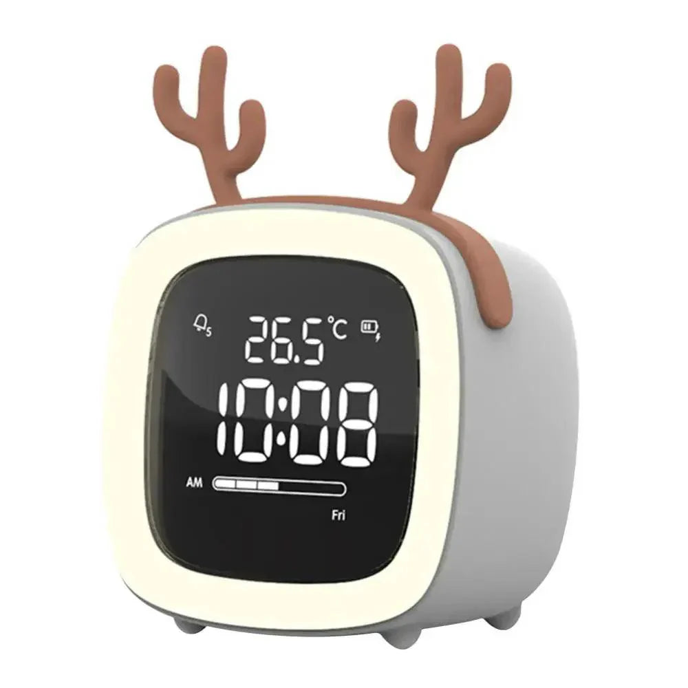 BunnyLight Kinderwecker mit Nachtlicht | Hasendesign, LED | SpielTopia