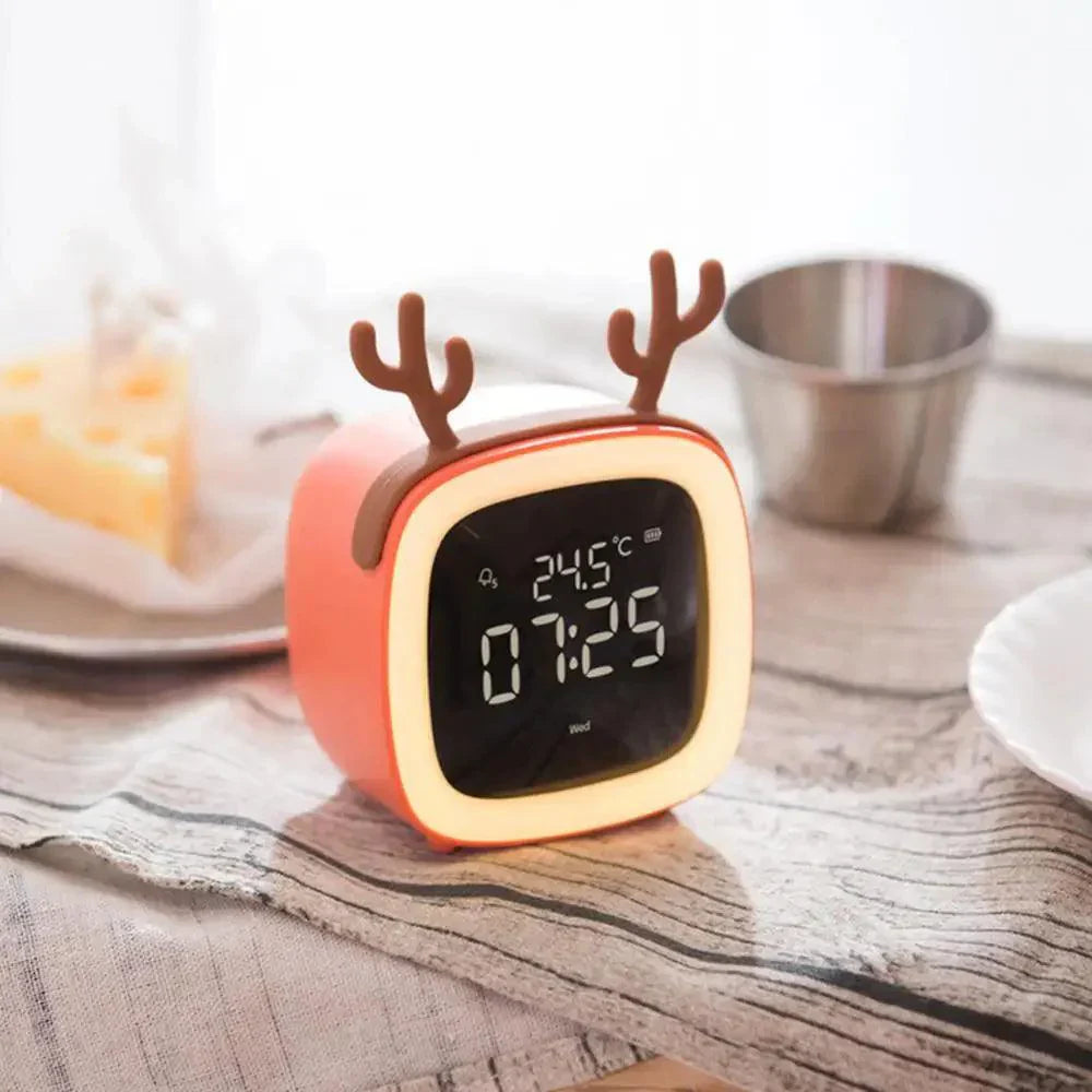 BunnyLight Kinderwecker mit Nachtlicht | Hasendesign, LED | SpielTopia