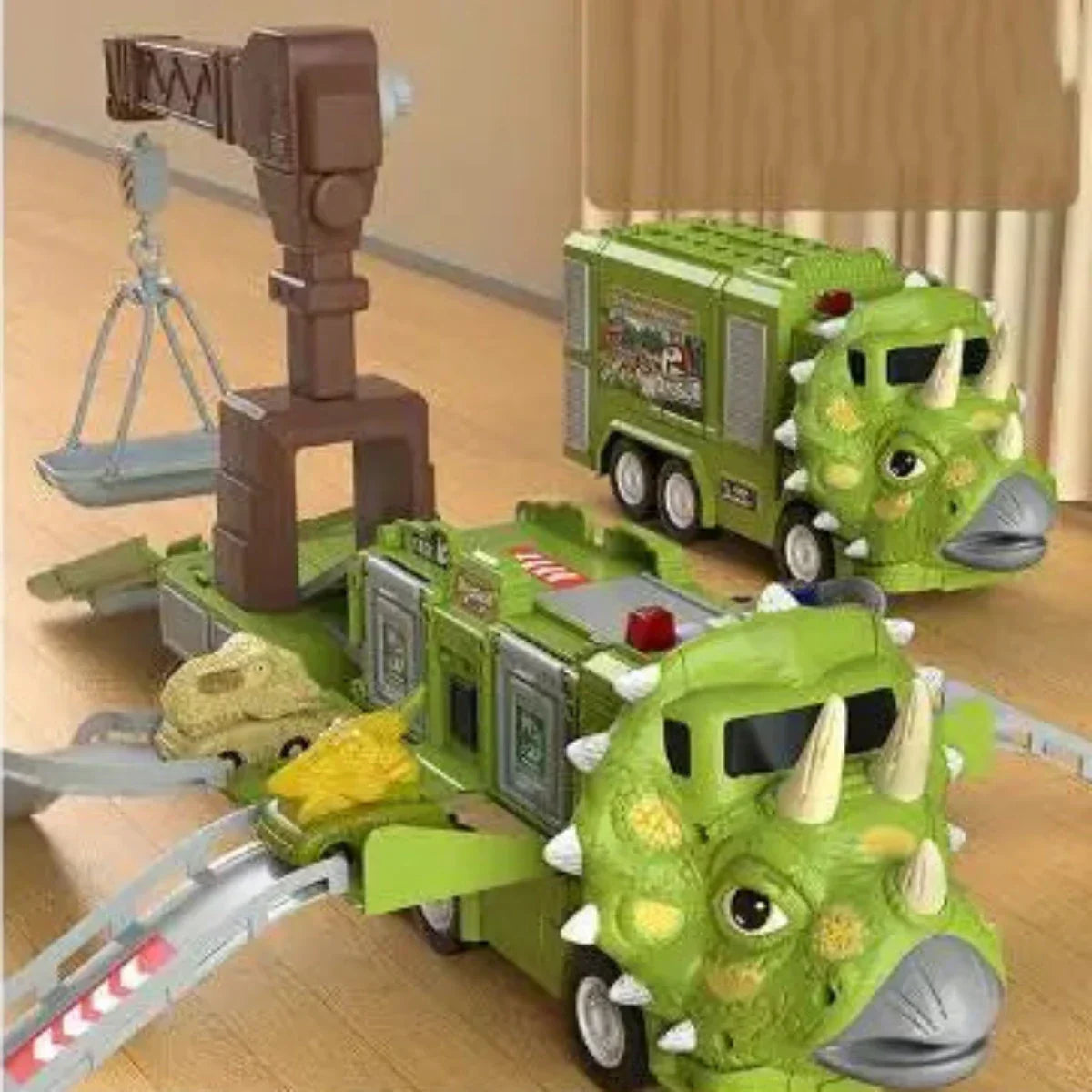 DinoRacer Dinosaurier Truck 2-in-1 für Kinder | Für kleine Dino-Fans