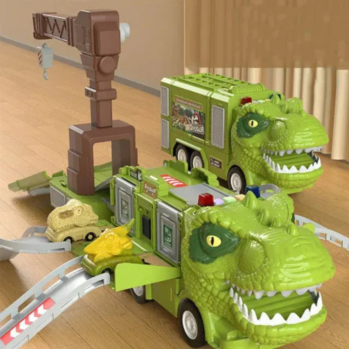 DinoRacer Dinosaurier Truck 2-in-1 für Kinder | Für kleine Dino-Fans