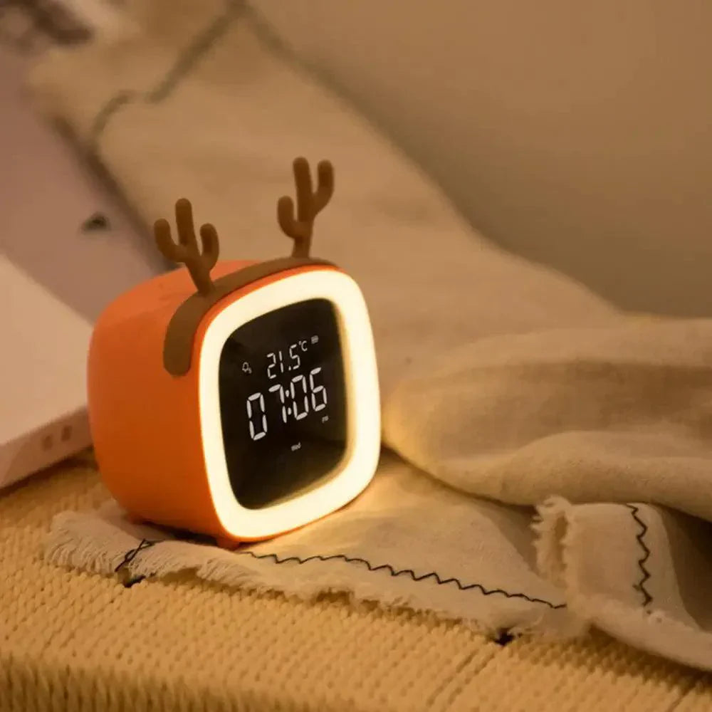 BunnyLight Kinderwecker mit Nachtlicht | Hasendesign, LED | SpielTopia