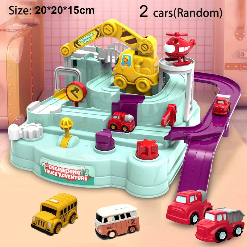GalaxyTrack Weltraum-Spielset mit Bahn & Garage für Kinder | Weckt die Fantasie