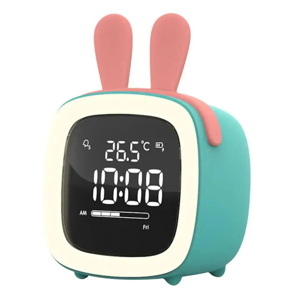 BunnyLight Kinderwecker mit Nachtlicht | Hasendesign, LED | SpielTopia