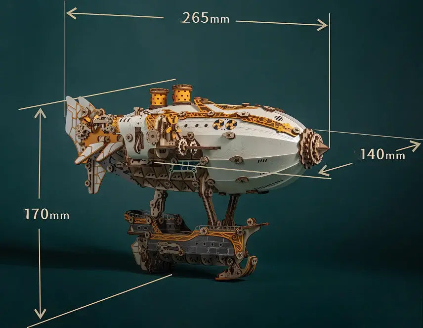 Steampunk Airships 3D Wooden Puzzle - MISSIRON