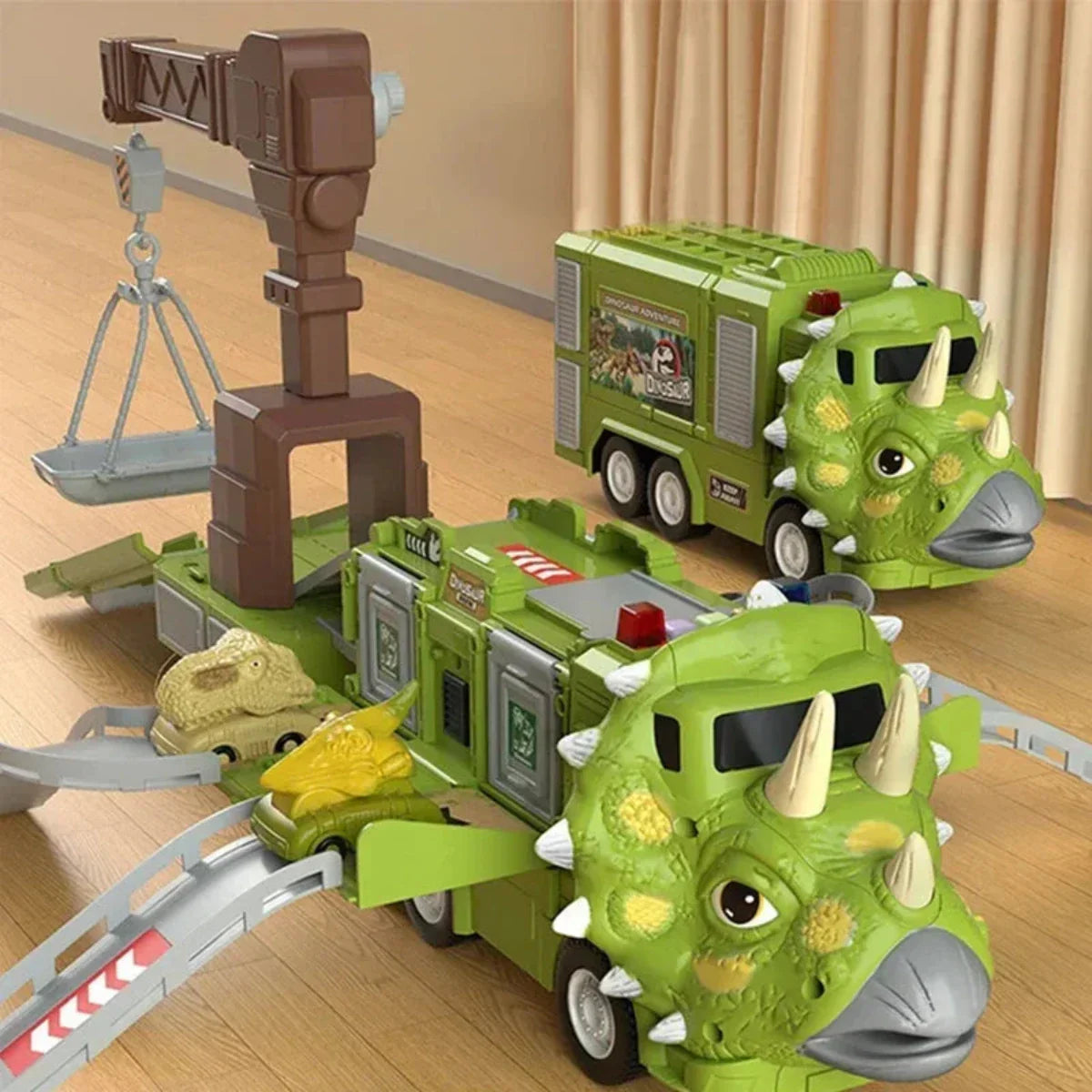 DinoRacer Dinosaurier Truck 2-in-1 für Kinder | Für kleine Dino-Fans