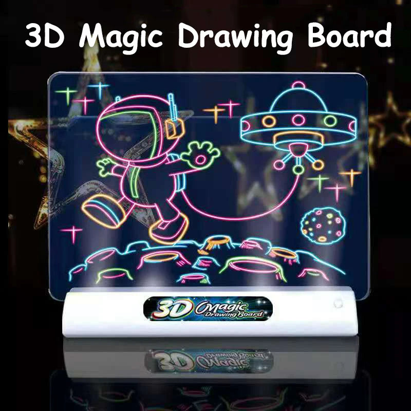 GlowArt | Kreative Magie in 3D - Magisches LED-Zeichenbrett