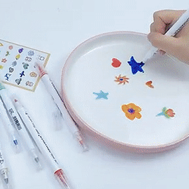 Waterpaint Magische Stifte-Set | Kunst im Wasser erschaffen - inklusive GRATIS keramischer Löffel