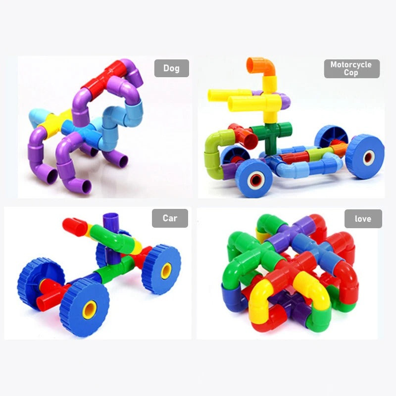 Wasser-Bausteine für Kinder | 30-teiliges DIY-Wasserspielzeug AquaBlocks