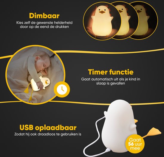 GlowBuddy Nachtlicht für Kinder | Dimmbares Silikon-Nachtlicht | SpielTopia