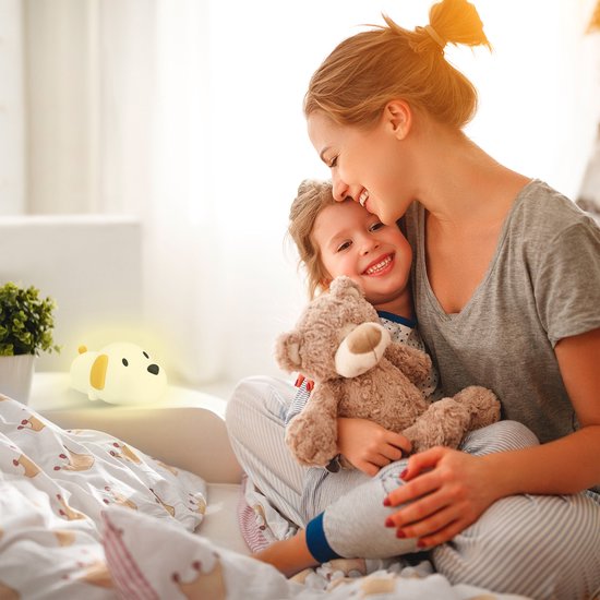 GlowBuddy Nachtlicht für Kinder | Dimmbares Silikon-Nachtlicht | SpielTopia