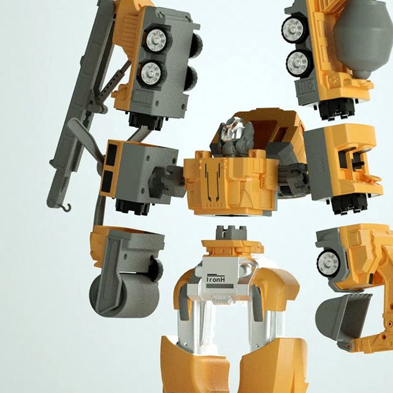 Magnetisches Bauspielzeug für Kinder | Fahrzeuge & Roboter MagnoBuilder